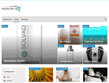 Tablet Screenshot of healthyme123.com